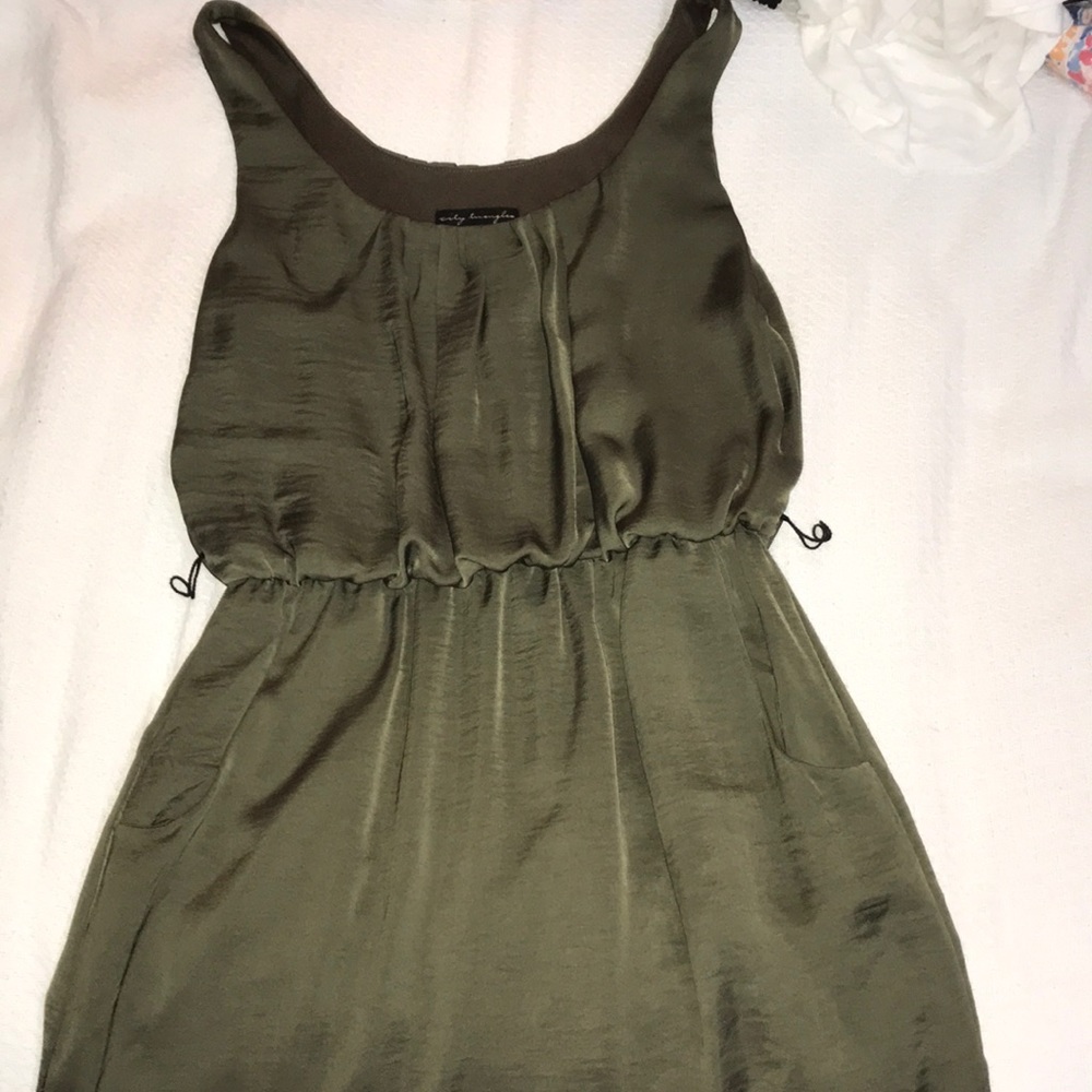 City Tringles Olive dress